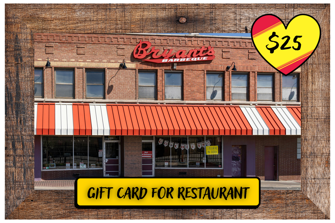 Arthur Bryant's Restaurant Gift Card $25