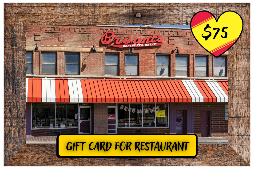 Arthur Bryant's Restaurant Gift Card $75