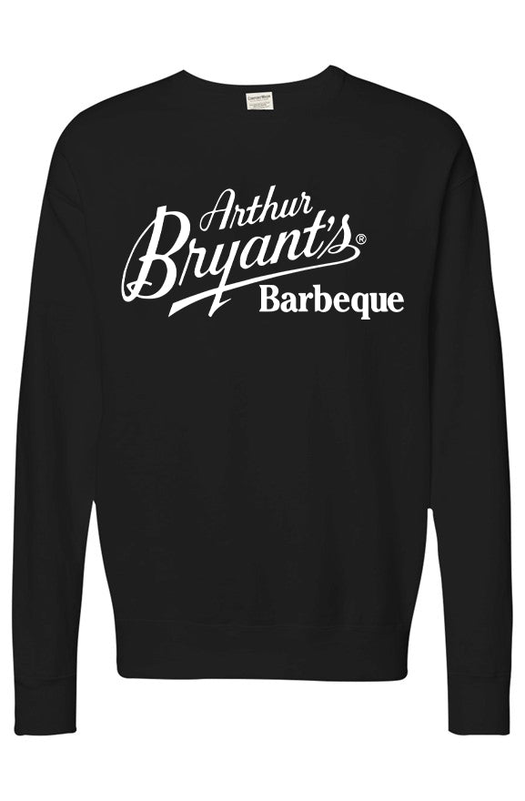 AB Black and White Garment Dyed Unisex Crewneck Sw