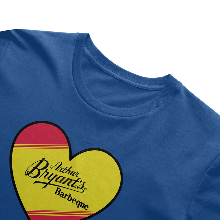 Arthur Bryants Heart Staple Tee Blue