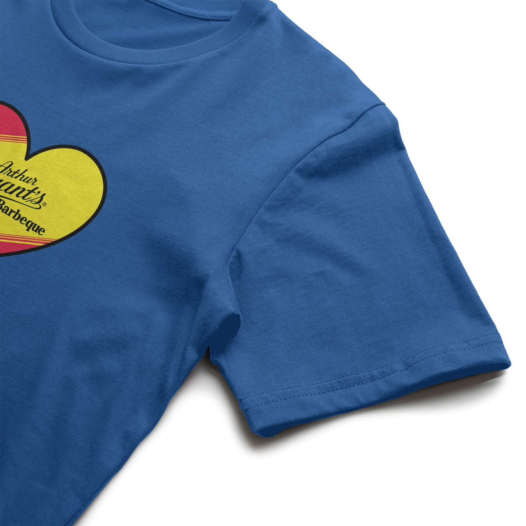 Arthur Bryants Heart Staple Tee Blue
