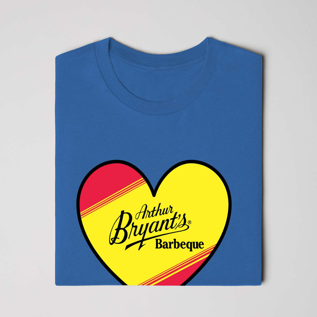 Arthur Bryants Heart Staple Tee Blue