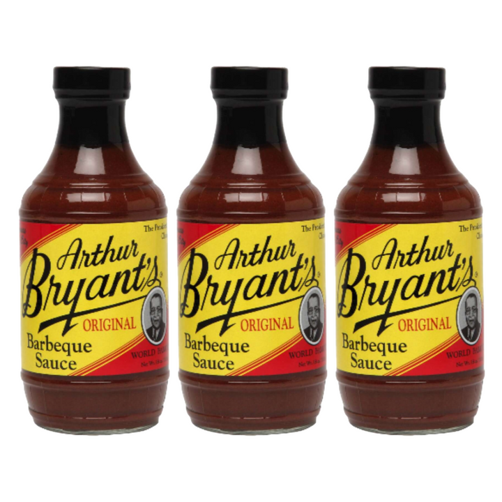 Arthur Bryants BBQ Sauce (Original) — BBQ Sauce Natural Flavor — Zesty & Bold Barbecue Flavor — Best BBQ Sauce for BBQ Lovers (18 Oz, Pack of 3)