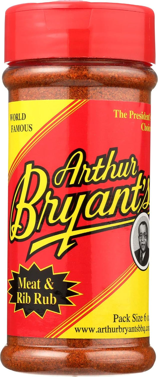 Arthur Bryant's BBQ Barbecue Meat and Rib Rub 6 oz (3 Pack)