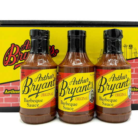 Arthur Bryants BBQ Sauce (Original) — BBQ Sauce Natural Flavor — Zesty & Bold Barbecue Flavor — Best BBQ Sauce for BBQ Lovers (18 Oz, Pack of 3)