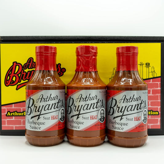 Arthur Bryants BBQ Sauce (Sweet Heat) — BBQ Sauce Natural Spicy Flavor — Zesty & Hot Barbecue Flavor — Best BBQ Sauce for BBQ Lovers (18 Oz, Pack of 3)